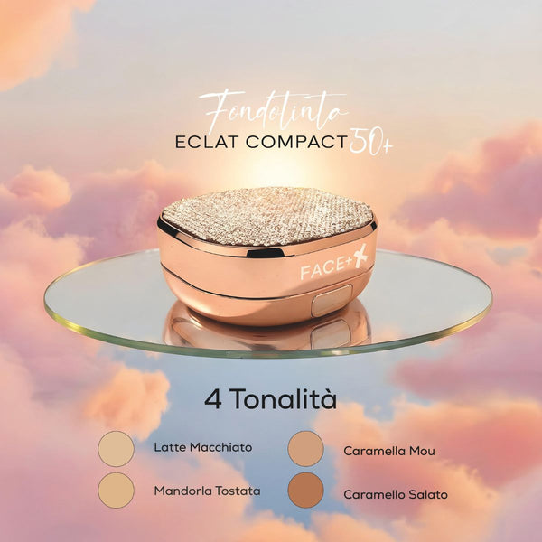 Carica l'immagine nel visualizzatore di Gallery, Face+ Eclat Compact 50+ Fondotinta SPF50 Lunga Durata
