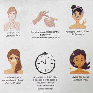 FACE + Sebo-Key Black End maschera viso Peel Off per punti neri